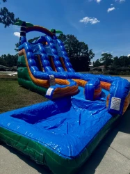 18’ Tropical Thunder Dual Lane Deep Pool 18’ Tropical Thunder Dual Lane Deep Pool